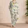 Scattered Dinosaur Safari for Cozy Spring Nights, Kids Nursery Gift for Little Ones Satin Pajamas Set - 4