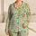 Pastel Safari Animal Nursery Bedtime Outfit for Cozy Nights and Lounge Wear for Kids Satin Pajamas Set - 1