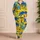 Lemon Yellow Graffiti Splash Lounge Wear For Teens And Tweens For Cozy Nights At Home Satin Pajamas Set - 4