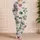 Tropical Palm Resort Lounging for Summer Nights, Men's Teen Fit, Soft Ivory Field Satin Pajamas Set - 4