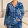 Blue Palm Fronds And Tropical Leaves For Summer Vacation Getaways Gift For Teenagers Satin Pajamas Set - 1