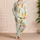 Whimsical Carrot Character Bedtime Gift for Teens and Kids, Cozy Everyday Home Wear Satin Pajamas Set - 4