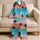 Tropical Sunset Palm Silhouette For Summer Evenings, Beach Vacations, Teen Gift Ideas Satin Pajamas Set - 5
