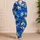 Bold Soccer Ball Cobalt Loungewear for Teen Athletes and Weekend Downtime at Home Satin Pajamas Set - 4