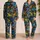 Graffiti Dinosaur Skateboard Lounge Outfit for Teen Boys Summer Chill Sleep Style Satin Pajamas Set - 2