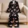 Blush Heart Motif for Cozy Nights, Valentine Gifts, Women Satin Pajamas Set - 5