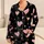 Blush Heart Motif for Cozy Nights, Valentine Gifts, Women Satin Pajamas Set - 1