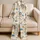 Retro Space Monkey Astronaut Nightwear For Playful Summer Adventure Nights For Boys Satin Pajamas Set - 5