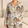 Retro Space Monkey Astronaut Nightwear For Playful Summer Adventure Nights For Boys Satin Pajamas Set - 1