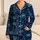 Teen Skate Arcade Lounge Outfit For Retro Gamer Night Sessions, Navy Cyan Street Style Satin Pajamas Set - 1