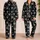 Black Bow And Heart Motif For Cozy Nights, French Retro Home Style, Gift Giving Satin Pajamas Set - 2