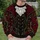 Victorian Vampire Costume Details for Halloween Parties and Gothic Masquerade Fans All-over Print Knitted Sweater - 6
