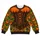 Orange Pumpkin Corset Halloween Party Look for Spooky Seasonal Costume Celebrations All-over Print Knitted Sweater - 4