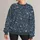 Blue Botanical Florals for Everyday Autumn Outfits and Relaxed Weekend Wardrobe Styling All-over Print Knitted Sweater - 1