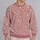 Dusty Rose Ivory Botanical Florals for Romantic Autumn Outings and Cozy Days All-over Print Knitted Sweater - 2