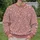 Dusty Rose Ivory Botanical Florals for Romantic Autumn Outings and Cozy Days All-over Print Knitted Sweater - 6