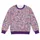 Lavender Floral Paisley Motifs for Cozy Autumn Outings and Colorful Everyday Style All-over Print Knitted Sweater - 4