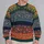 Autumn Floral Bands for Cozy Weekend Outings and Seasonal Everyday Style for Her All-over Print Knitted Sweater - 2