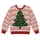 Evergreen Tree and Folk Chevrons for Cozy Holiday Gatherings and Winter Cheer All-over Print Knitted Sweater - 4