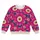 Oversized Magenta Daisy Blooms For Colorful Autumn Outings And Everyday Wear For Women All-over Print Knitted Sweater - 4