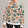 Rust And Teal Abstract Motifs For Creative Everyday Style And Artful Wardrobes All-over Print Knitted Sweater - 1