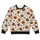 Pumpkin Bat Spiderweb Halloween Motifs for Spooky Autumn Celebrations All-over Print Knitted Sweater - 4
