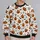 Pumpkin Bat Spiderweb Halloween Motifs for Spooky Autumn Celebrations All-over Print Knitted Sweater - 2