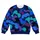 Abstract Blue Teal Camo Shapes for Bold Autumn Citywear and Creative Women All-over Print Knitted Sweater - 4