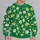 Emerald Green Wildflower Blooms for Garden Walks and Relaxed Everyday Style All-over Print Knitted Sweater - 2