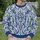 Blue And White Porcelain Scrollwork For Elegant Autumn Winter Outings All-over Print Knitted Sweater - 6