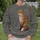 Russet Fox in Snowy Gray Woodland for Cozy Autumn Nature Lovers All-over Print Knitted Sweater - 6