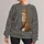 Russet Fox in Snowy Gray Woodland for Cozy Autumn Nature Lovers All-over Print Knitted Sweater - 1