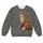 Russet Fox in Snowy Gray Woodland for Cozy Autumn Nature Lovers All-over Print Knitted Sweater - 4
