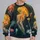 Colorful Jellyfish Deep-Sea Discovery Style For Coastal Nature Lovers And Ocean Fans All-over Print Knitted Sweater - 2