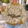 Ivory Gold Angel Wings and Feathered Costume for Christmas Holiday Parties All-over Print Knitted Sweater - 5