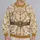 Ivory Gold Angel Wings and Feathered Costume for Christmas Holiday Parties All-over Print Knitted Sweater - 2