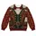 Victorian Christmas Caroler Outfit for Festive Holiday Parties and Family Celebrations All-over Print Knitted Sweater - 4