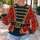 Toy Soldier Uniform with Gold Braiding for Christmas Parties and Holiday Celebrations All-over Print Knitted Sweater - 5