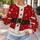 Red Santa Suit With Faux Fur Trim for Christmas Parties and Holiday Celebrations All-over Print Knitted Sweater - 5