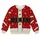 Red Santa Suit With Faux Fur Trim for Christmas Parties and Holiday Celebrations All-over Print Knitted Sweater - 4