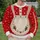 Red Holly Apron Costume Look for Christmas Parties and Festive Holiday Celebrations All-over Print Knitted Sweater - 6