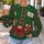 Elf Gift-Wrapping Uniform for Christmas Parties and Festive Holiday Celebrations All-over Print Knitted Sweater - 5