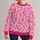 Rose Pink Animal Spots for Bright Everyday Style and Spring Outings All-over Print Knitted Sweater - 1