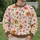 Pink And Ochre Watercolor Florals For Spring Garden Days And Everyday Style All-over Print Knitted Sweater - 6