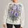 Lavender Iris Bouquet for Spring Garden Days and Soft Everyday Elegance All-over Print Knitted Sweater - 1