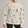 Golden Dandelion Botanicals for Artful Autumn Outings and Relaxed Everyday Style All-over Print Knitted Sweater - 1