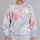 Pink Blue Floral Botanical Sweater Look for Spring Days and Everyday Wear All-over Print Knitted Sweater - 2