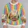 Italian Landmark Journey for Colorful European Getaways and Everyday Travel Enthusiasts All-over Print Knitted Sweater - 2