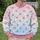 Pink And Blue Polka Dots For Cheerful Spring Outings And Relaxed Everyday Style Looks All-over Print Knitted Sweater - 6
