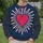 Radiant Pink Heart with Sunburst Rays for Everyday Romantic Casual Style and Gift Giving All-over Print Knitted Sweater - 6